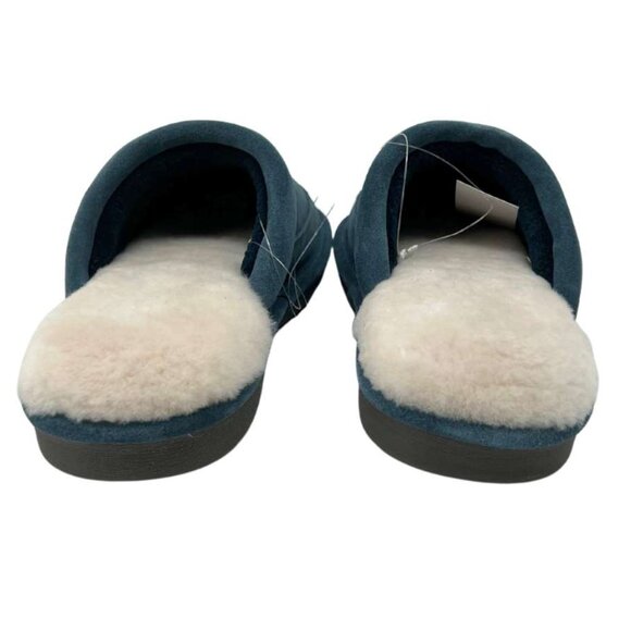 Nuknuuk Men's Denim Blue Leather Slippers | Various Sizes - Picture 5 of 6